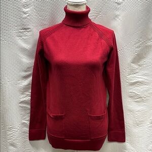 SELECTION Maroon Turtleneck Sweater‎ Size Medium